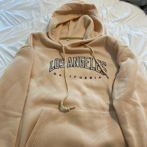 Los Angeles California Dry Fit Sweatshirt size M Tan New without tags